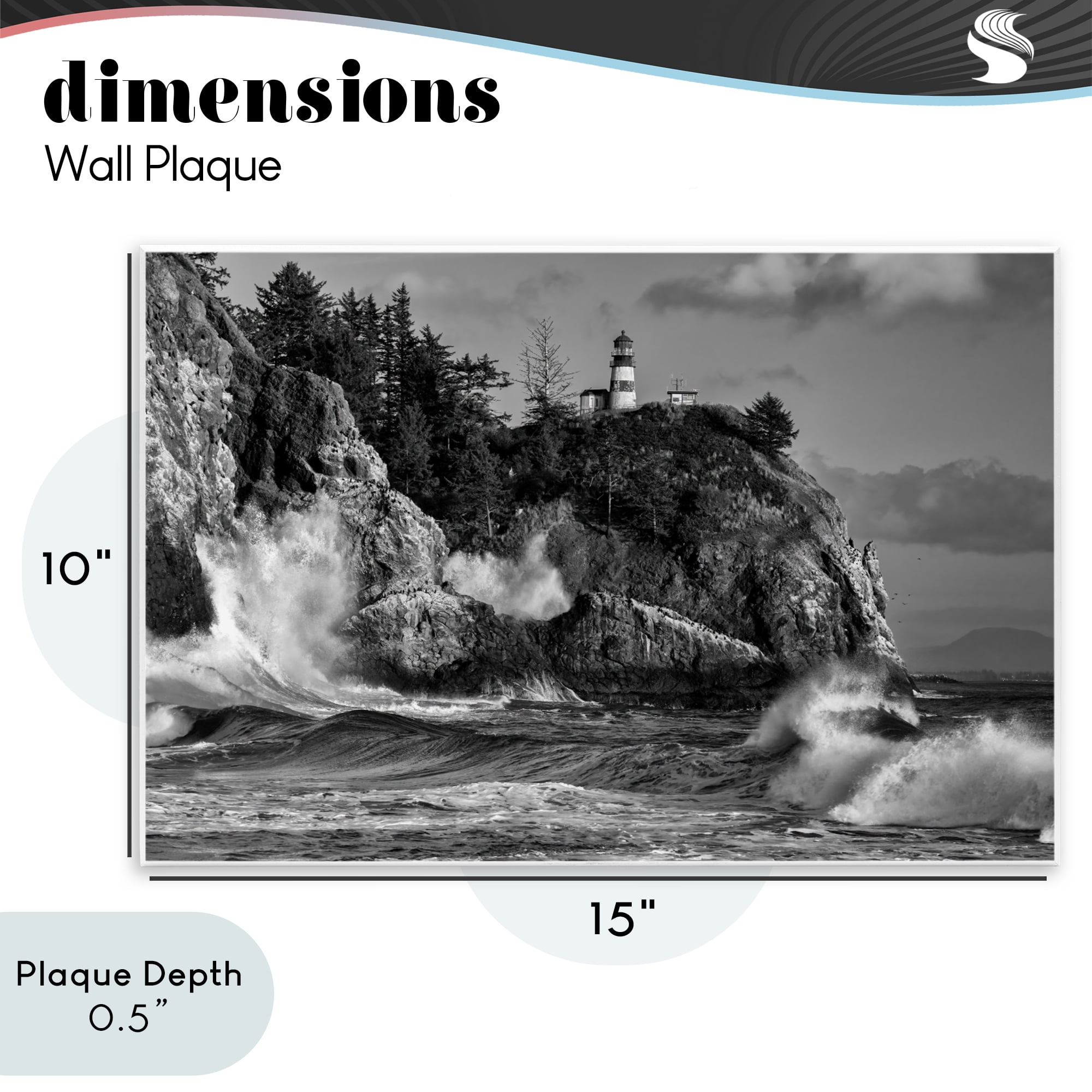 Stupell Industries Rising Tide at Cape Wall Plaque Art, design by Rick Berk