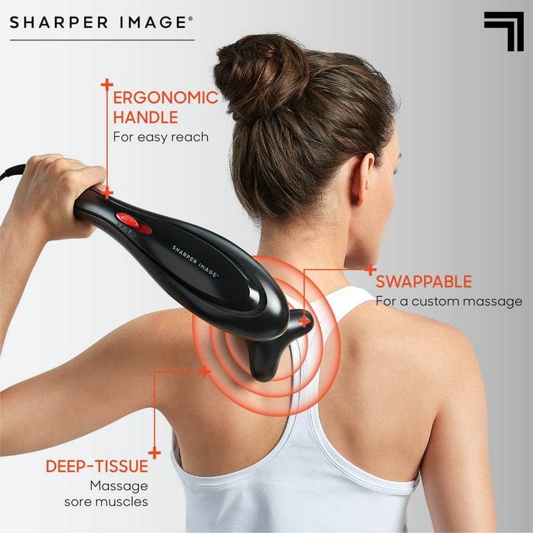 Sharper Image® Deep-Tissue Massager with Swappable Heads, Personal