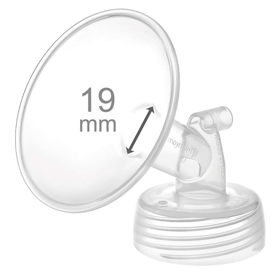 Maymom Pump Part Compatible with Spectra S1,S2 Spectra 9 Plus Breastpump; Incl Wide Mouth Flange (One flange-19mm Flange) Not Original Spectra Flange; Not Spectra Baby USA Parts