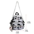 thumbnail image 2 of Cute Cow Backpack with Pendants Small Casual Daypack Shopping Travel Bag, 2 of 4