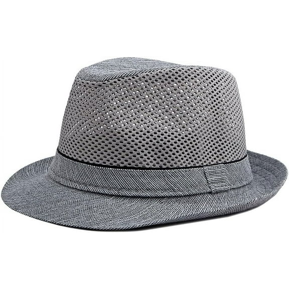 SikaFu Men Casual Mesh Bucket Hat Travel Outdoor Fishing Summer Cap