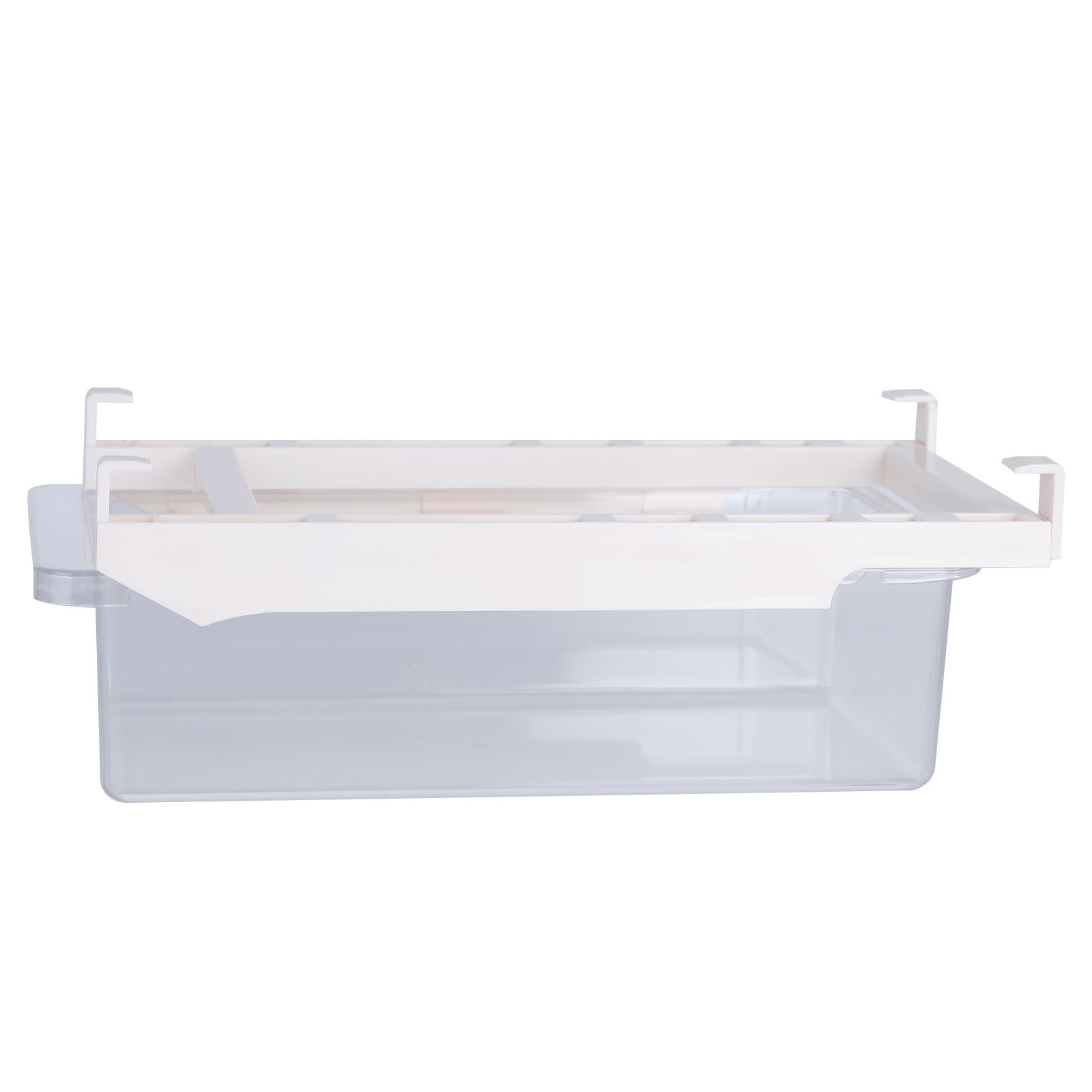 Nieyigj Universal Pull Out Refrigerator Storage Box for Dumplings and Eggs, Adjustable Small Fridge Organizer Drawer, ABS Material, 11.4 inches / 29 cm