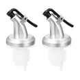 thumbnail image 1 of Vertedores de aceite de oliva, 2 piezas de tapón para botella de aceite y vinagre para boca de botella de 7/8" (Plateado, Blanco), 1 of 6
