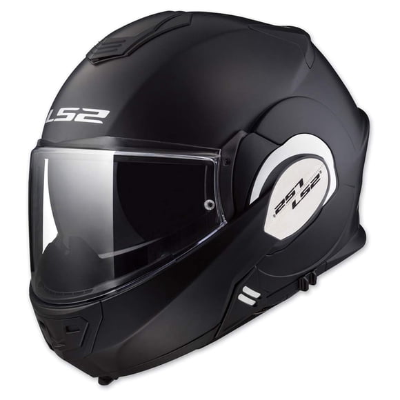 Casco Modular LS2 Valiant Mate Negro Talla Pequeña