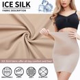 thumbnail image 2 of QRIC Womens Seamless High Waist Tummy Control Half Slips Smoother Slimming Body Shaper Dress, 2 of 6