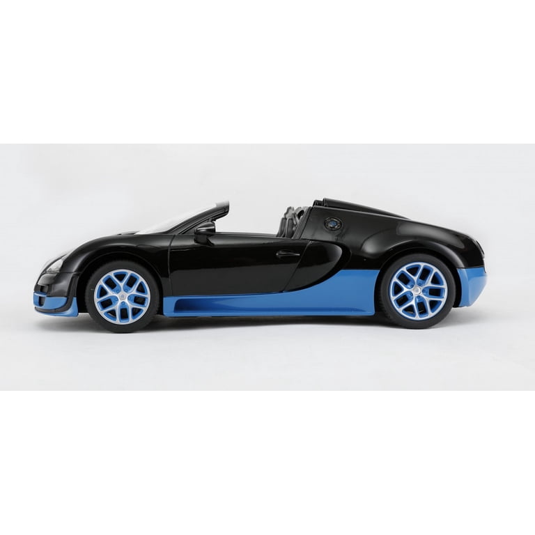 Rastar Bugatti Vitesse 1:14 RC Toy Car, Dual Power, 2.4 Ghz, Black