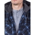 thumbnail image 4 of Visive 2-Pack Men Flannel Jacket - Big and Tall Zip Up Hoodie with Sherpa Lined Zip Up Hoodie - Fleece Plaid Shirt Jacket - Perfect for Hiking, Camping, & Everyday Winter Wear, 4 of 8