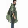 thumbnail image 1 of Typpkmm Chubasquero Reutilizable Con Capucha Con CordóN, Grass green, 1 of 7