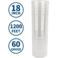 thumbnail image 2 of Stretch Wrap-Feet|Gauge,Clear Plastic Self-adhering Stretch Wrap Film for Pallet Wrap, Thick and Durable Packing Moving Supplies Heavy Duty Shrink Film., 2 of 7