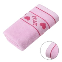 AUQ Wash Gags for Body,Plush Cotton Loop Texture Face Cloths for Washing Face,High Efficiency Absorption Wash Cloths,Pink,29.53*13.78*0.39in