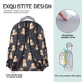 thumbnail image 5 of Goldendoodle Dog Backpack for School,Cute School Bag,Schoolbag with Adjustable Shoulder Straps & Padded Back,15.3"x11"x7.1".﻿, 5 of 6