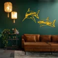 thumbnail image 2 of 1pc Metal Wall Hangings, Shark Themed Metal Wall Decor, Large Wall Art, Above Bed Decor, Metal Art Wall Decoration, Wedding Gift, 2 of 3