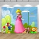 thumbnail image 3 of Fondo de fiesta de princesa Peach con decoración de Super Mario rosa, fondo para cumpleaños de niña, accesorios para estudio fotográfico de baby shower, 3 of 5