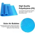 thumbnail image 3 of Cubierta de burbuja para piscina rectangular Cubierta solar de burbuja para piscina, se puede cortar a partir de cubiertas térmicas para piscinas de invierno, para piscinas elevadas o enterradas, 3 of 5