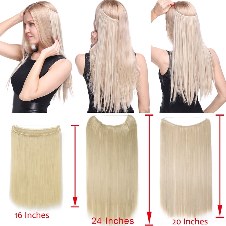 Peluca long blonde wig extension. Amazon.com: EMMOR Long Blonde Lace Front Wig for Women, 30  main image 4