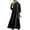 Black, variant on Lindreshi Plus Size Dresses for Women on Women Hooded Neck Solid Color Long Sleeve Loose Dress Long Dress with Pockets