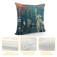 thumbnail image 4 of Fenyluxe New York City Throw Pillow Cover,New York City Skyline Soft Square Cushion Case Covers Home Decor for Couch Sofa Bedroom Car Office Pillowcases 20x20in, 4 of 5