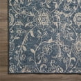 thumbnail image 5 of Addison Rugs Fairfax 2'3" x 7'5" Traditional Fabric Runner Rug in Marine Blue, 5 of 13