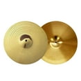 thumbnail image 4 of 2pcs Jazz Drum Crash de platillo Cymbal Drummers para principiantes Música Accesorios de instrumentos Partes Cymbals Cymbals Crash, 4 of 8