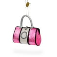 thumbnail image 2 of Adorno Navideño De Cristal Soplado Con Bolso Rosa, 2 of 4