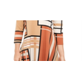 thumbnail image 3 of Alfani Women's Printed High Low Tunic Brown Size -XL, 3 of 3
