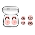 thumbnail image 1 of Ear Plugs For Sleeping 45dB Noise Cancelling Ear Plugs For Concerts Work Focus Snoring Travel Hearing Soft Silicone Earplugs With 6 Ear Tips Reusable Noise Reduction, 1 of 9