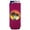 Magenta, variant on Palm Tree Sunset Slim Can Coolie (Black)