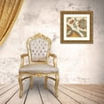 thumbnail image 3 of Zarris, Chariklia 12x12 Gold Ornate Wood Framed with Double Matting Museum Art Print Titled - Paisley I, 3 of 4