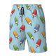 thumbnail image 4 of Fotbe Modern Ice Cream Trajes de Baño Estampados para Hombre, Shorts de Verano de Secado Rápido, Ropa de Playa, Bañadores-Large, 4 of 6