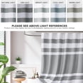 thumbnail image 4 of Cortina de ducha Madison Park Spa Waffle Weave 180 x 200 cm, color gris, 4 of 8
