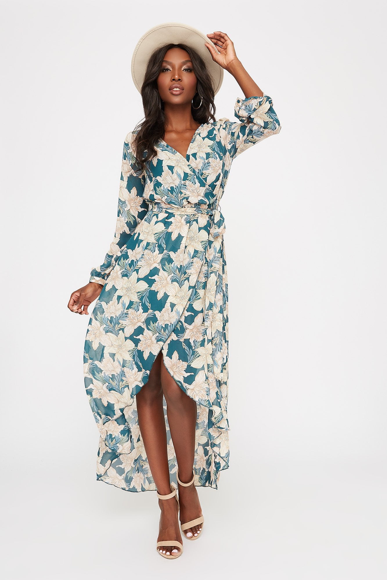 maxi wrap dress canada