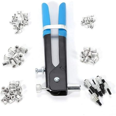 

Rivet Gun Kit Rivet Nut Rivet Gun Installing Rivet Gun Setting Hand Riveter Kit Riveting Tools Nuts M3/ M4/ M5/ M6/ M8