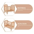 thumbnail image 2 of MasteelfCA Mini Maison Ornement Décoratif Mini Berceau Mini Meuble Modèle Mini Lit Modèle 1:12, 2 of 9