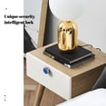 thumbnail image 3 of Cameland Fingerprint Cabinet Lock, Smart Biometric Cabinet Lock, Home and Office Hidden File Cabinet Locks, Usb Rechargeable Keyless Furniture Drawer Lock, 3 of 5