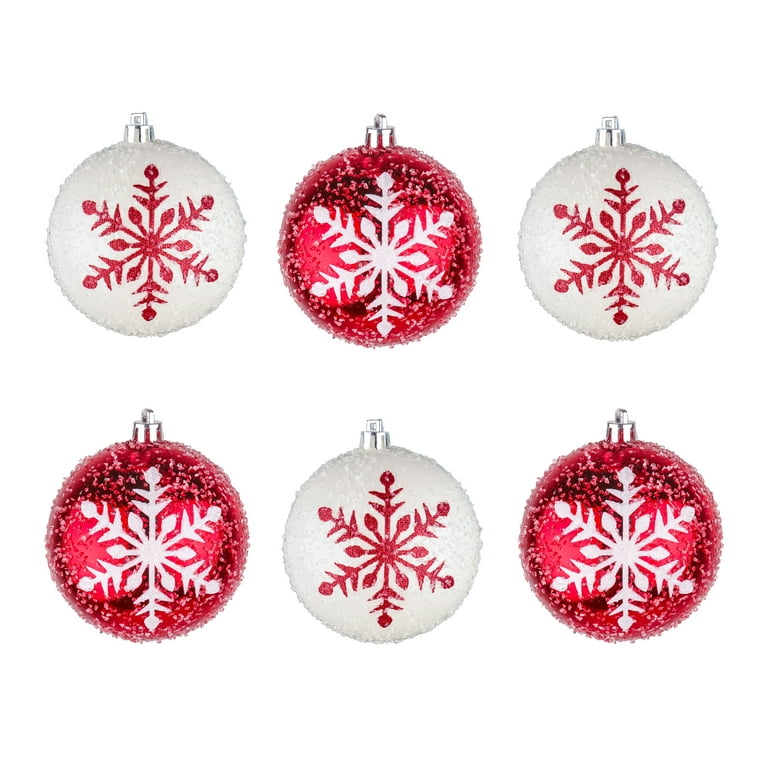 National Tree Company First Traditions Christmas Tree Ornaments, Red And  Silver Assortment, Set Of 40 : Target