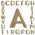 thumbnail image 2 of Wooden Letter Unfinished, Lemon Drop Font, Craft Cutout, 2 of 3