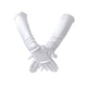 thumbnail image 5 of Vestido de princesa para niñas, vestido de boda, guantes para niños, guantes largos de cinco dedos blancos, guantes pequeños para niñas de flores para bodas, 5 of 5