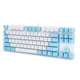 thumbnail image 1 of Teclado de computadora de 87 teclas, periféricos de computadora mecánicos ligeros mixtos para computadora portátil de escritorio K100Style 2, 1 of 12