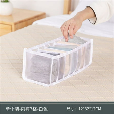 

Underwear Bra Organizer Folding Drawer Divider Storage Box Bedroom Wardrobe Underwear Socks Scarf Separate Storage Box Household