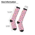 thumbnail image 2 of Balery pink Holiday Joy Calcetines novedosos Calcetines deportivos Calcetines hasta la rodilla Calcetines de algodón Calcetines originales y geniales, 2 of 6