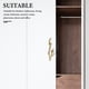 thumbnail image 4 of FELTECHELECTR Perilla de gabinete con forma de rama de flor, perilla de tocador, perilla decorativa para cajón de dormitorio, adorno, 4 of 6
