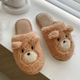 thumbnail image 1 of Zapatillas de algodón de invierno para hombre y mujer, zapatos de felpa cálidos a rayas para interiores, zapatillas de algodón para parejas al aire libre Wmkox8yii hj789, 1 of 5