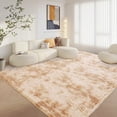 thumbnail image 3 of Cozydesg Soft Fluffy Modern Camel Area Rug, 8ft x 10ft, 3 of 8