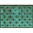 thumbnail image 1 of Ahgly Company Indoor Rectangle Oriental Turquoise Blue Industrial Area Rugs, 8' x 12', 1 of 4