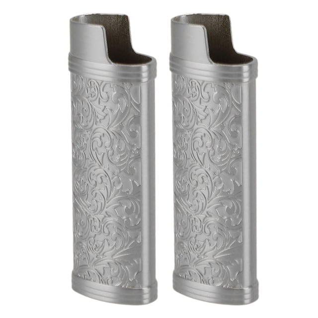 Lighter Case Cover Vintage Style Floral Stamped Zinc Alloy for Lighter