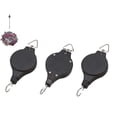 thumbnail image 3 of Traffic Light Elevator Hanging Basket Plant Roller Hook Retaining Retractable Heavy Duty Lightweight Reach Telescopic Plant Roller Hanging Flower Bask, 3 of 5