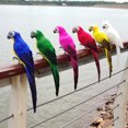 thumbnail image 6 of SLYNSHome Artificial Parrot Birds Fake Bird with Colorful Lifelike Feathered Hanging Realistic Parrot Model Decoration Craft Birds Ornaments for Home Garden Yard as Gift for Bird Lovers, 6 of 9
