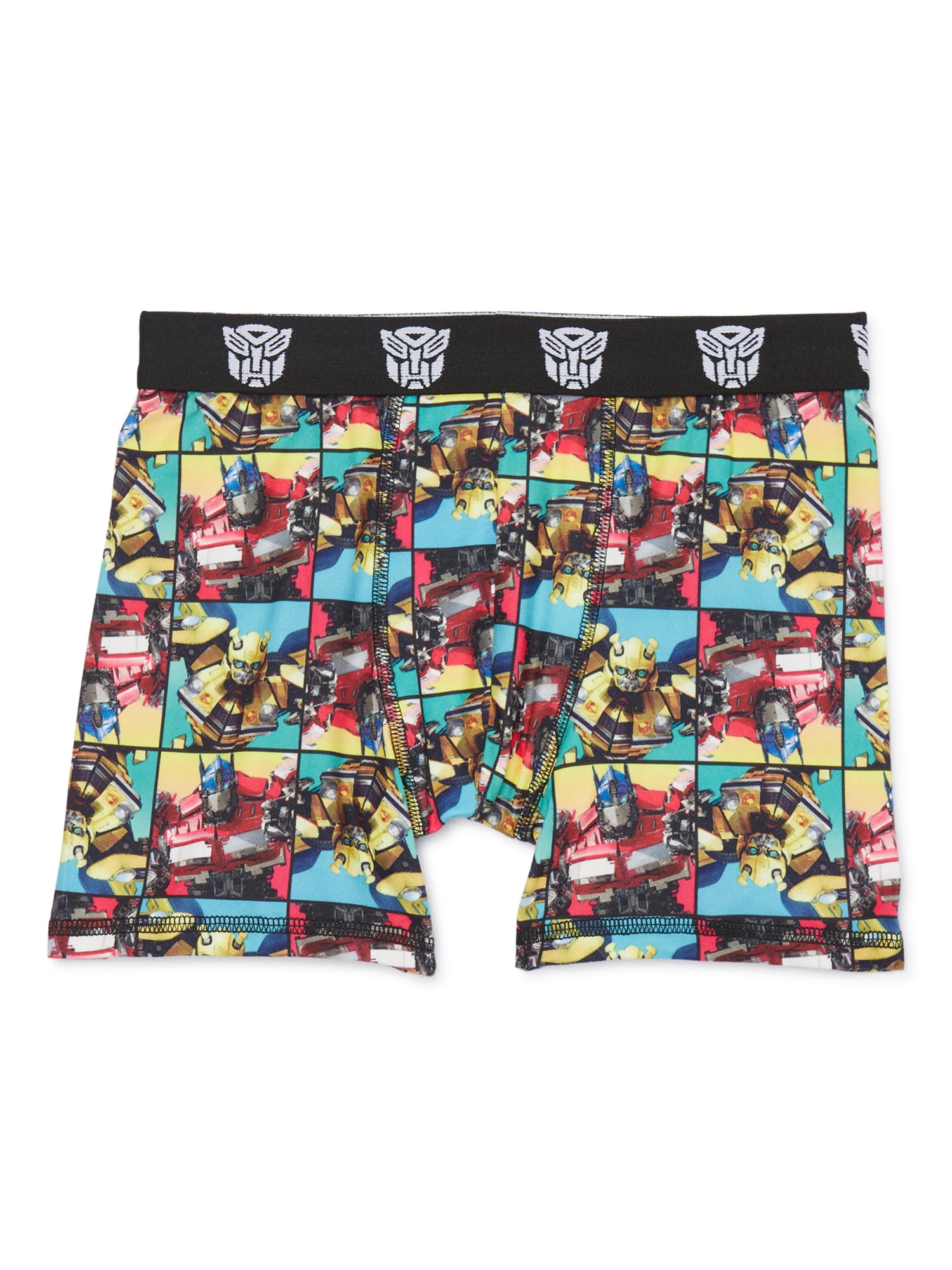 Transformers Boys’ Rise of the Beasts Print Boxer Briefs, 4-Pack, Sizes XS-XL