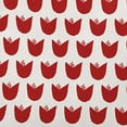 thumbnail image 2 of 16"x16" Simply Daisy Simple Tulip Design Poly Accent Pillow, Red Qty 1, 2 of 5