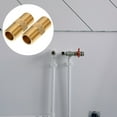 thumbnail image 3 of ULTNICE 2Pcs Garden Water Pipe Connectors Brass Golden for Water Heating, 3 of 8